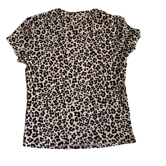 Dynamite ribbed animal print t-shirt - Picture 7 of 9